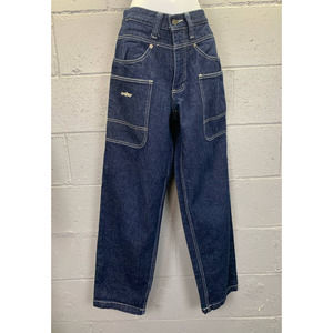 JNCO Jeans Dark Wash Embroidered Wide Leg 29 x 32